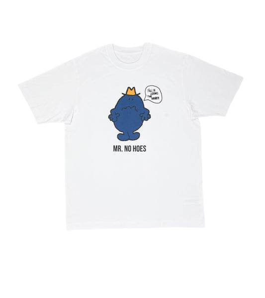 BLUE M. NO HOES T-SHIRT